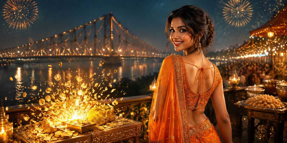 Nighttime casino entertainment scene in Kolkata